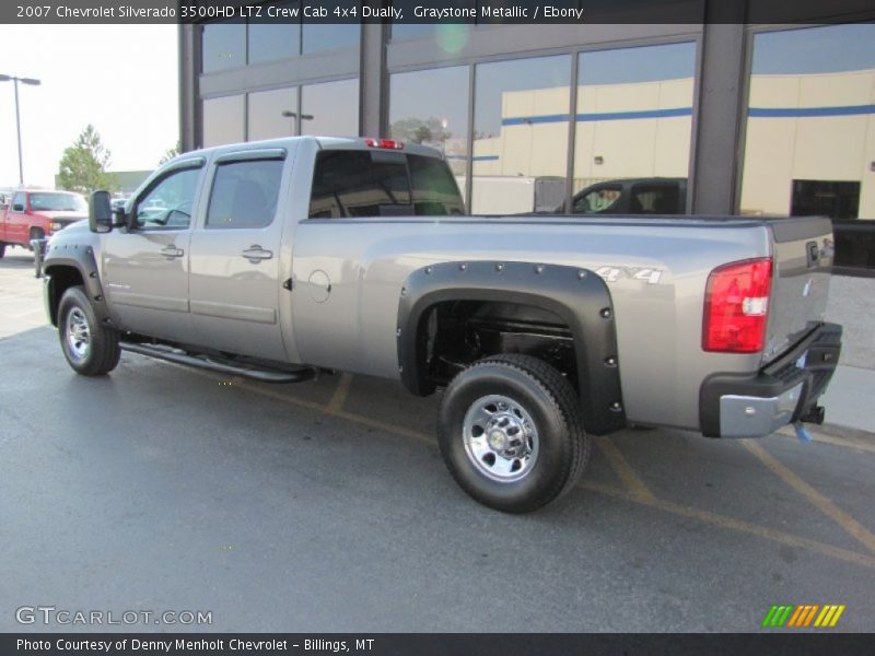 Graystone Metallic / Ebony 2007 Chevrolet Silverado 3500HD LTZ Crew Cab 4x4 Dually