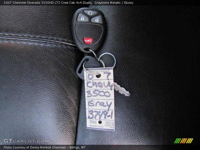 Keys of 2007 Silverado 3500HD LTZ Crew Cab 4x4 Dually