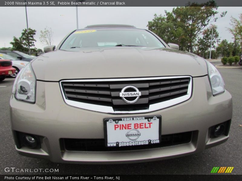 Pebble Beach Metallic / Charcoal Black 2008 Nissan Maxima 3.5 SE