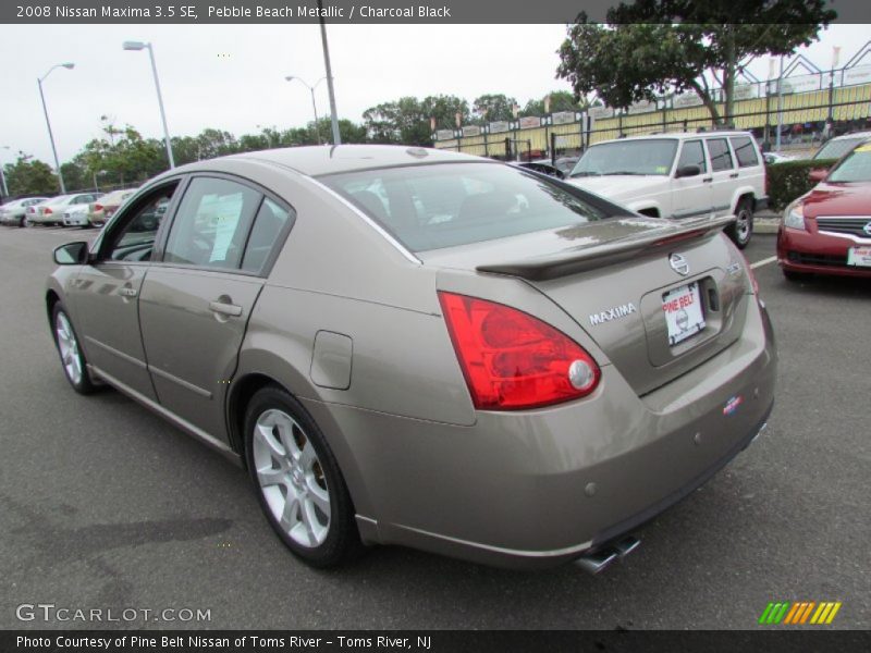 Pebble Beach Metallic / Charcoal Black 2008 Nissan Maxima 3.5 SE