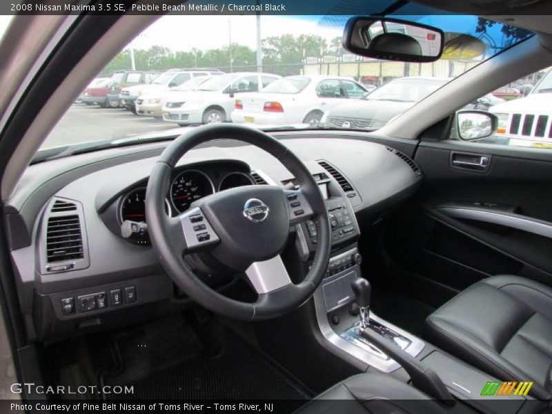 Pebble Beach Metallic / Charcoal Black 2008 Nissan Maxima 3.5 SE