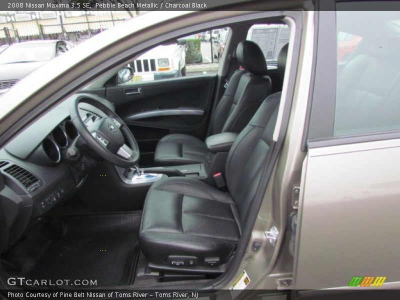 Pebble Beach Metallic / Charcoal Black 2008 Nissan Maxima 3.5 SE