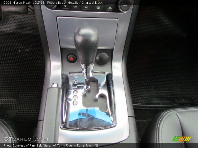 Pebble Beach Metallic / Charcoal Black 2008 Nissan Maxima 3.5 SE