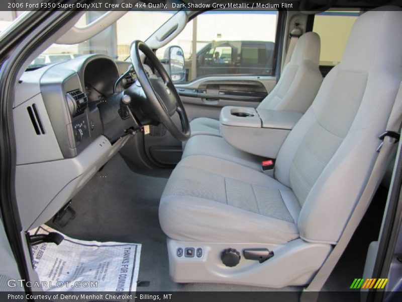 Dark Shadow Grey Metallic / Medium Flint 2006 Ford F350 Super Duty XLT Crew Cab 4x4 Dually