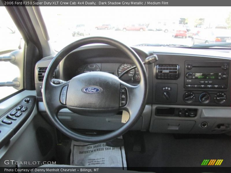 Dark Shadow Grey Metallic / Medium Flint 2006 Ford F350 Super Duty XLT Crew Cab 4x4 Dually