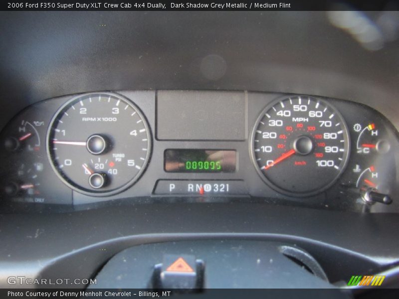 Dark Shadow Grey Metallic / Medium Flint 2006 Ford F350 Super Duty XLT Crew Cab 4x4 Dually