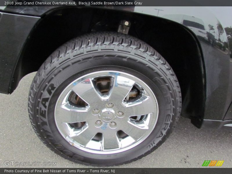 Black / Saddle Brown/Dark Slate Gray 2008 Jeep Grand Cherokee Overland 4x4