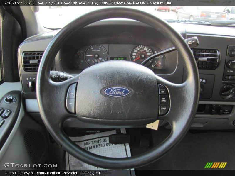 Dark Shadow Grey Metallic / Medium Flint 2006 Ford F350 Super Duty XLT Crew Cab 4x4 Dually