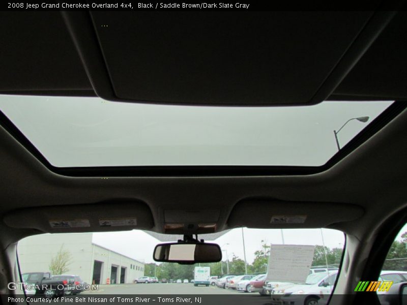 Black / Saddle Brown/Dark Slate Gray 2008 Jeep Grand Cherokee Overland 4x4