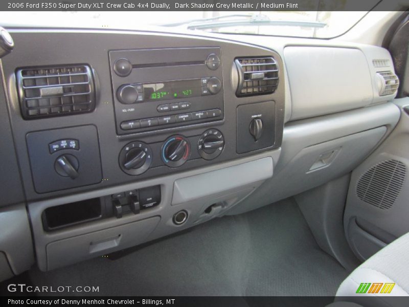 Dark Shadow Grey Metallic / Medium Flint 2006 Ford F350 Super Duty XLT Crew Cab 4x4 Dually