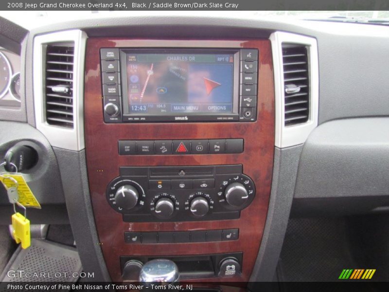 Black / Saddle Brown/Dark Slate Gray 2008 Jeep Grand Cherokee Overland 4x4