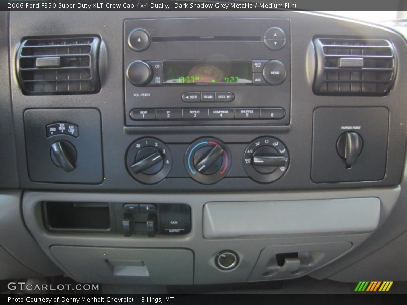Dark Shadow Grey Metallic / Medium Flint 2006 Ford F350 Super Duty XLT Crew Cab 4x4 Dually