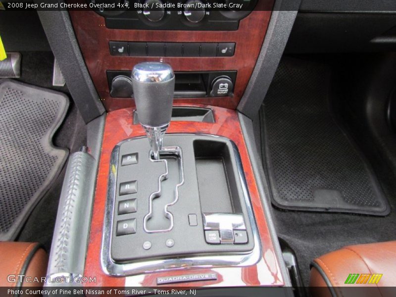 Black / Saddle Brown/Dark Slate Gray 2008 Jeep Grand Cherokee Overland 4x4