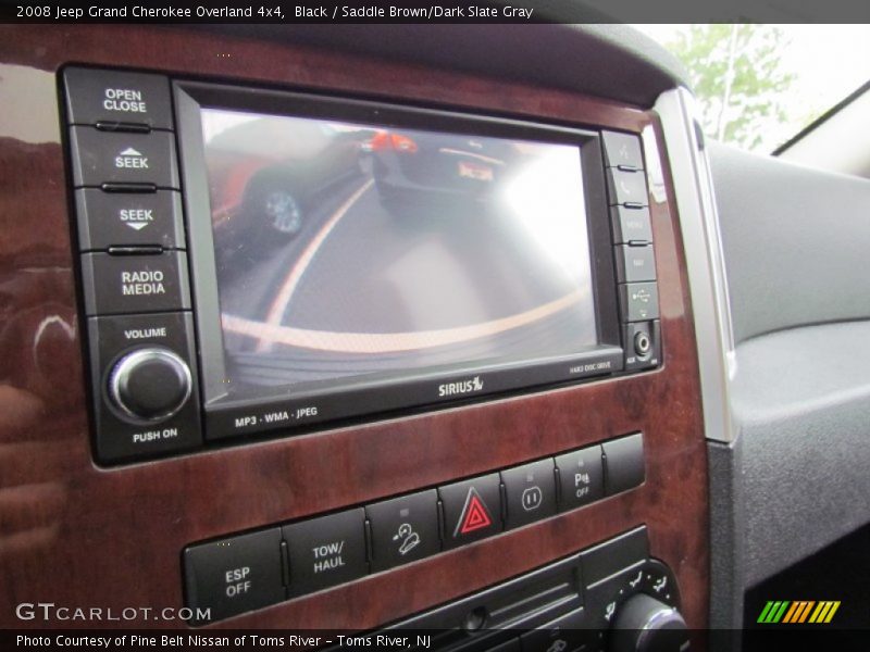 Black / Saddle Brown/Dark Slate Gray 2008 Jeep Grand Cherokee Overland 4x4