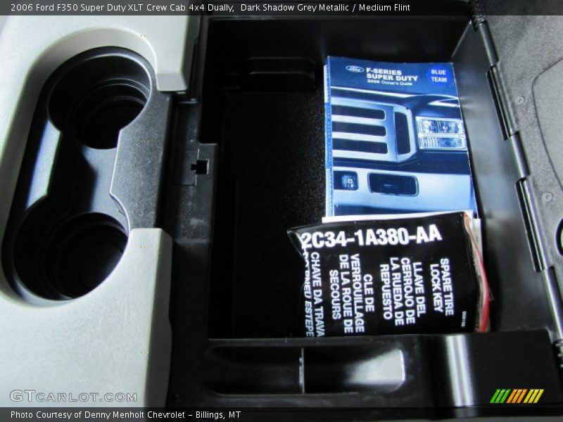Dark Shadow Grey Metallic / Medium Flint 2006 Ford F350 Super Duty XLT Crew Cab 4x4 Dually