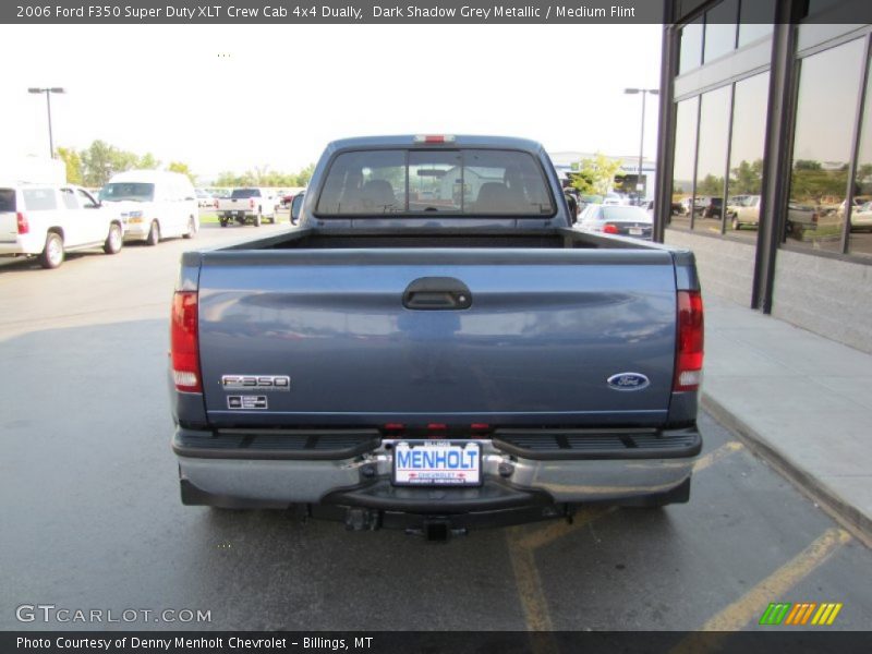 Dark Shadow Grey Metallic / Medium Flint 2006 Ford F350 Super Duty XLT Crew Cab 4x4 Dually
