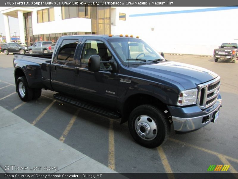 Dark Shadow Grey Metallic / Medium Flint 2006 Ford F350 Super Duty XLT Crew Cab 4x4 Dually
