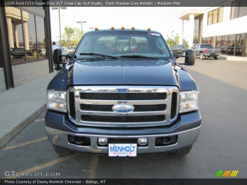 Dark Shadow Grey Metallic / Medium Flint 2006 Ford F350 Super Duty XLT Crew Cab 4x4 Dually