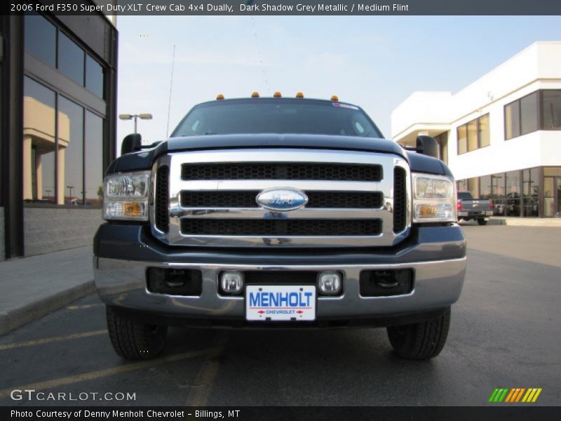 Dark Shadow Grey Metallic / Medium Flint 2006 Ford F350 Super Duty XLT Crew Cab 4x4 Dually