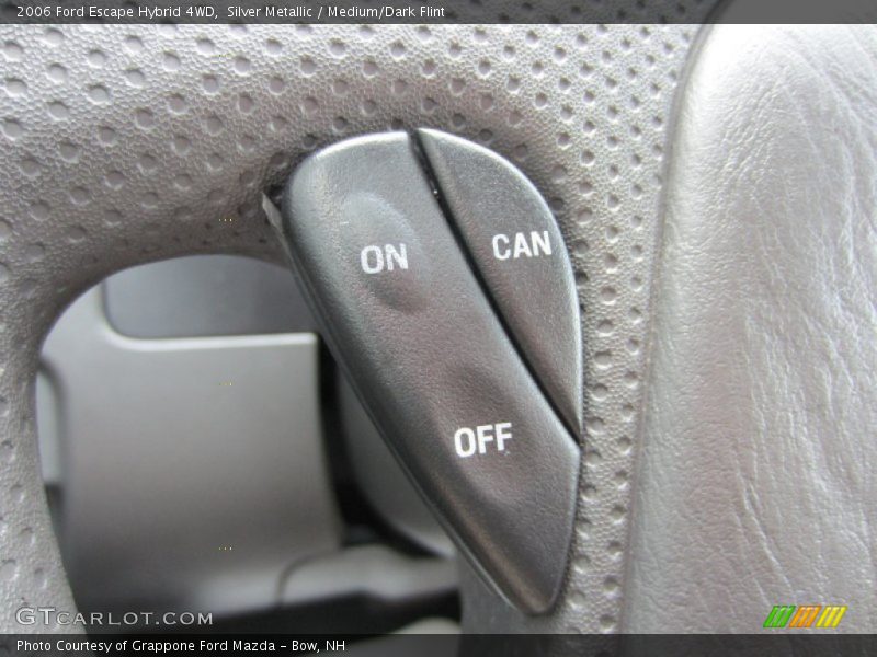 Controls of 2006 Escape Hybrid 4WD