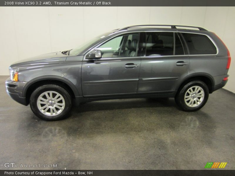Titanium Gray Metallic / Off Black 2008 Volvo XC90 3.2 AWD