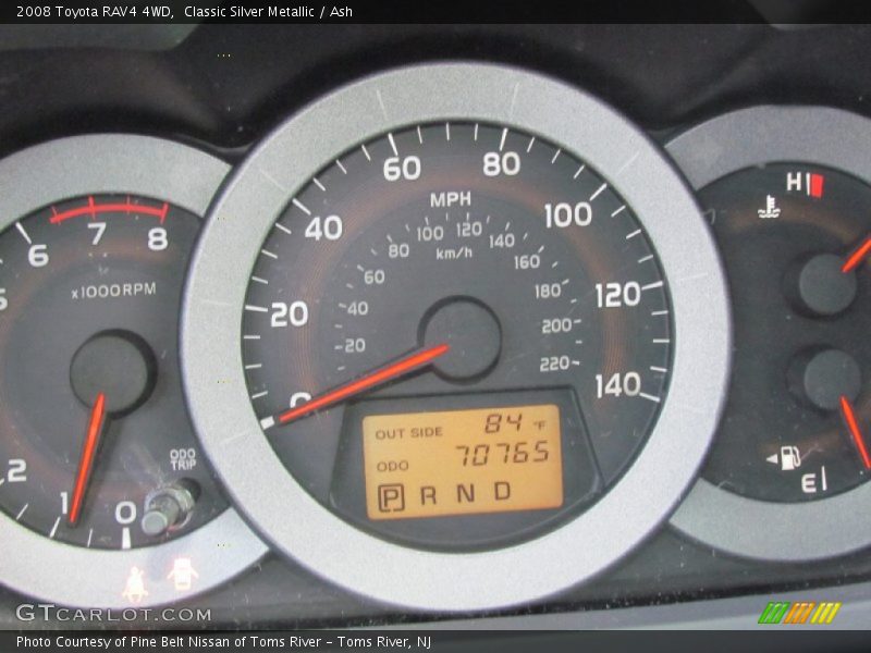 Classic Silver Metallic / Ash 2008 Toyota RAV4 4WD