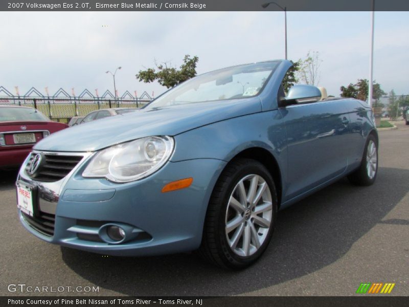 Eismeer Blue Metallic / Cornsilk Beige 2007 Volkswagen Eos 2.0T