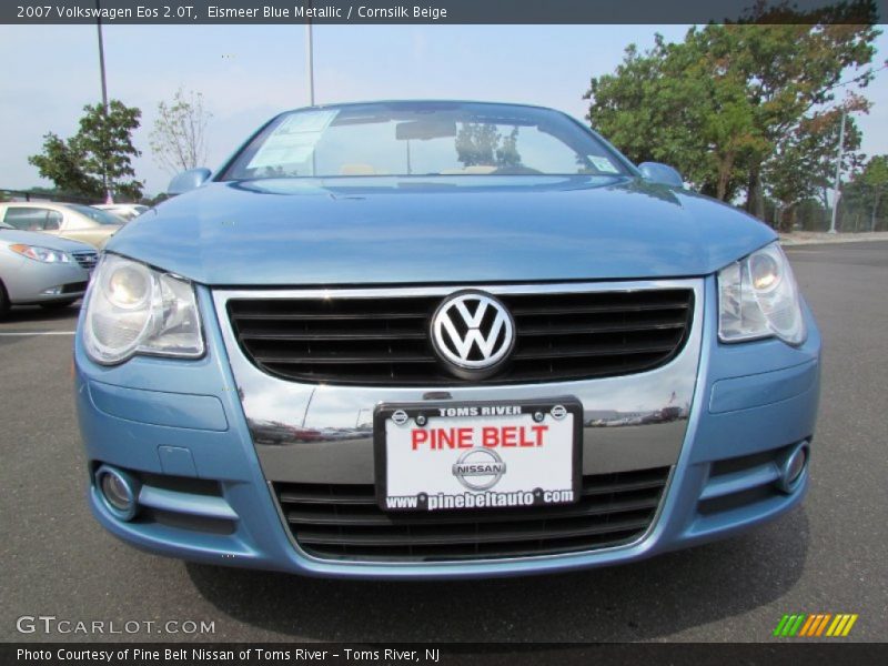 Eismeer Blue Metallic / Cornsilk Beige 2007 Volkswagen Eos 2.0T