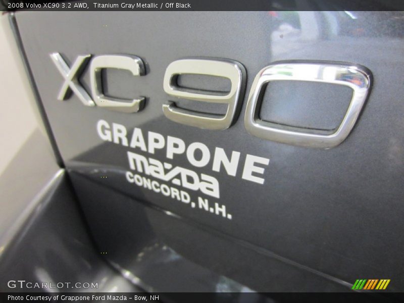 Titanium Gray Metallic / Off Black 2008 Volvo XC90 3.2 AWD