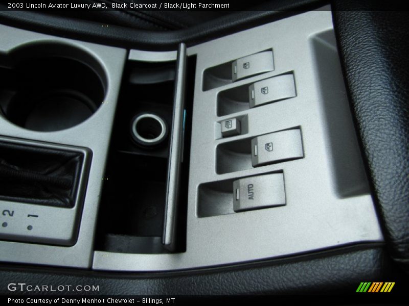 Black Clearcoat / Black/Light Parchment 2003 Lincoln Aviator Luxury AWD