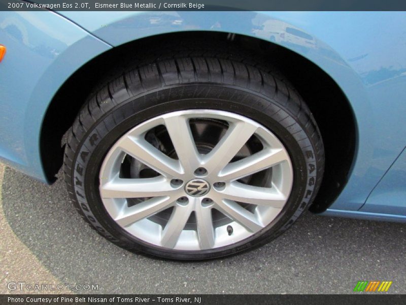 Eismeer Blue Metallic / Cornsilk Beige 2007 Volkswagen Eos 2.0T