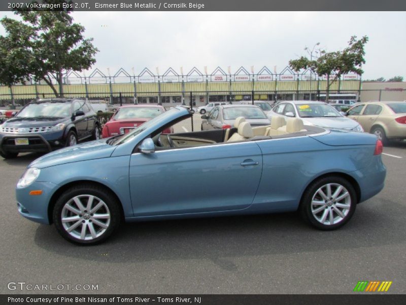 Eismeer Blue Metallic / Cornsilk Beige 2007 Volkswagen Eos 2.0T