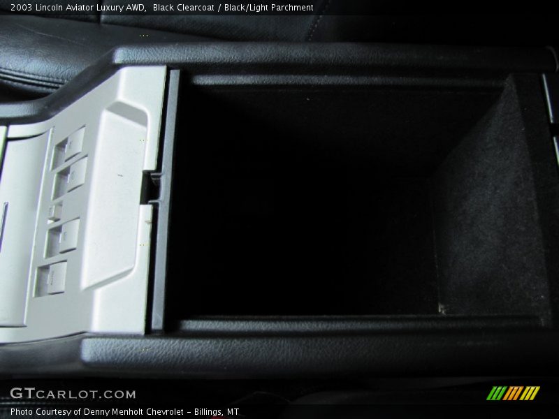 Black Clearcoat / Black/Light Parchment 2003 Lincoln Aviator Luxury AWD