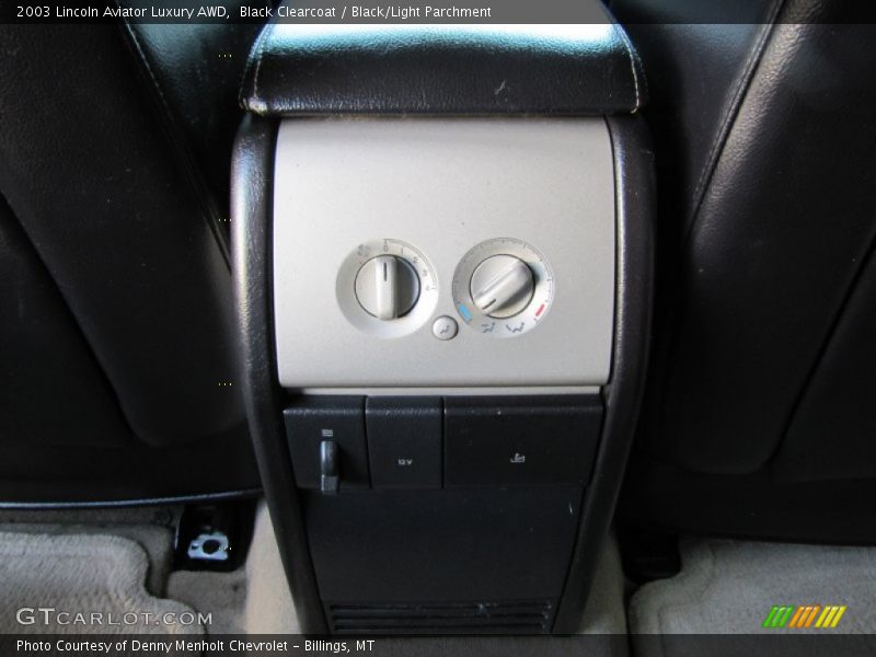 Black Clearcoat / Black/Light Parchment 2003 Lincoln Aviator Luxury AWD