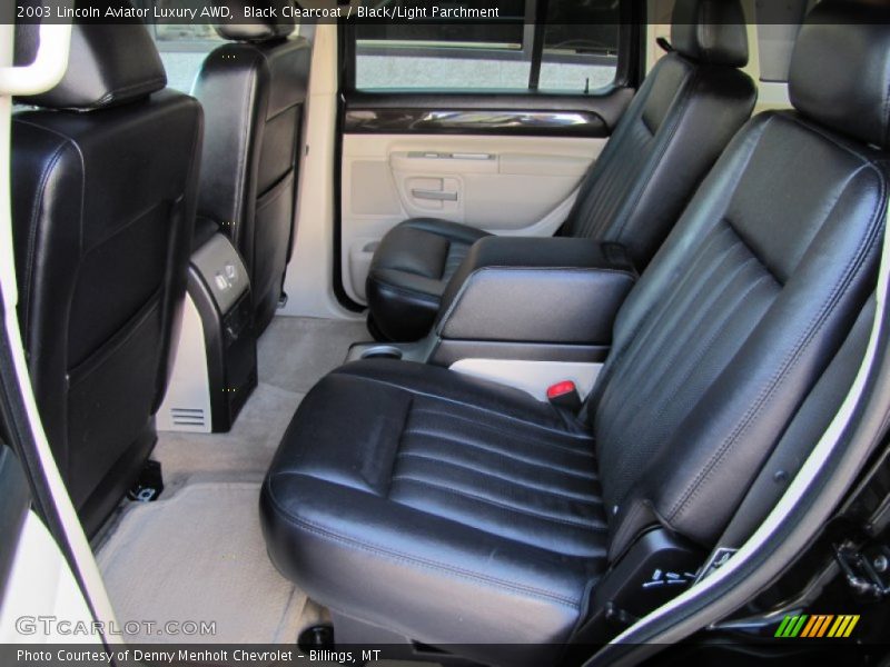 Black Clearcoat / Black/Light Parchment 2003 Lincoln Aviator Luxury AWD