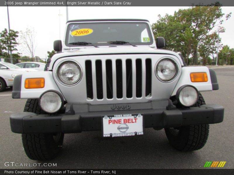 Bright Silver Metallic / Dark Slate Gray 2006 Jeep Wrangler Unlimited 4x4