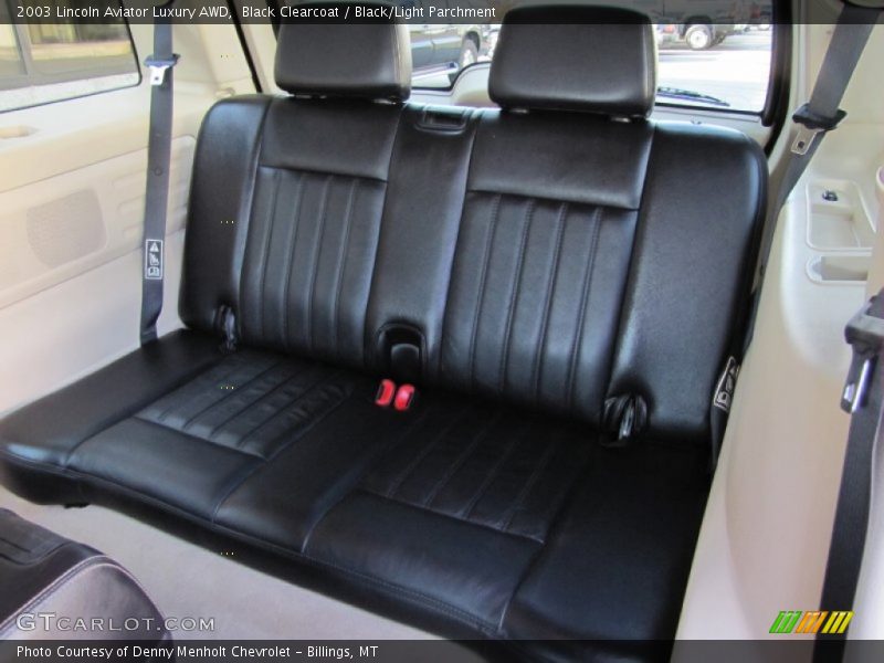 Black Clearcoat / Black/Light Parchment 2003 Lincoln Aviator Luxury AWD
