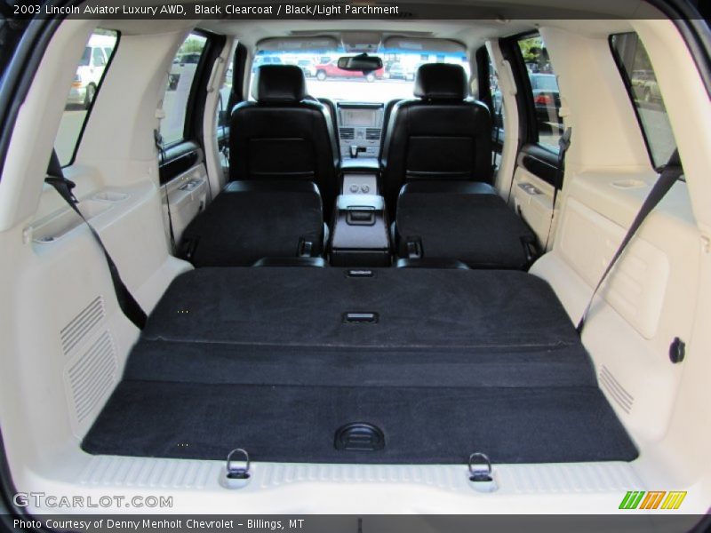 Black Clearcoat / Black/Light Parchment 2003 Lincoln Aviator Luxury AWD