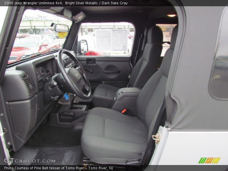 Bright Silver Metallic / Dark Slate Gray 2006 Jeep Wrangler Unlimited 4x4