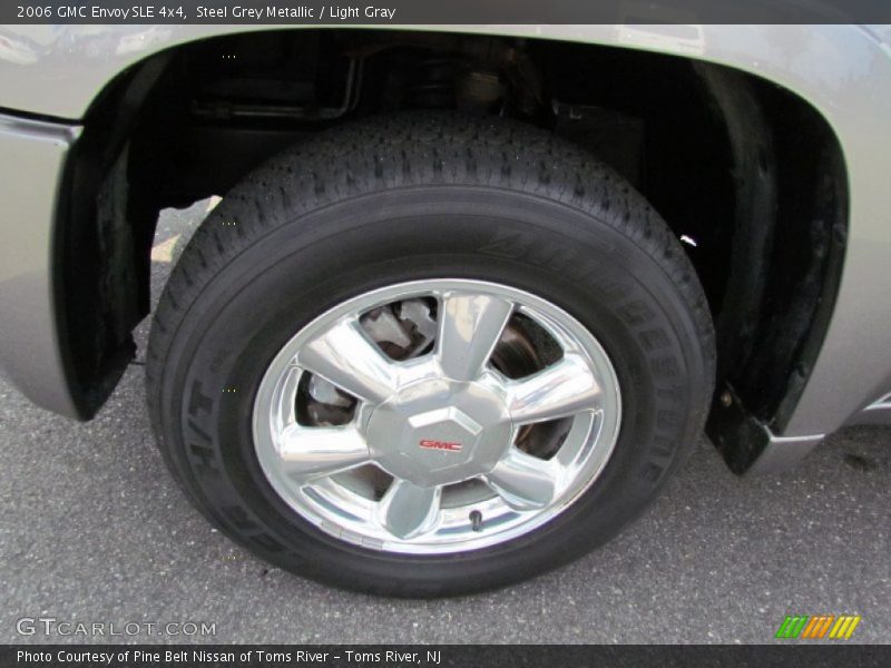 Steel Grey Metallic / Light Gray 2006 GMC Envoy SLE 4x4