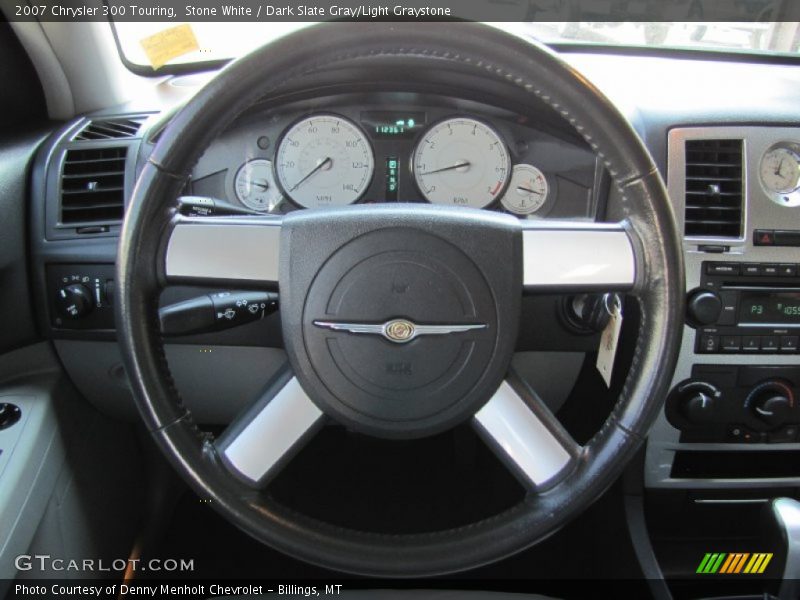 Stone White / Dark Slate Gray/Light Graystone 2007 Chrysler 300 Touring