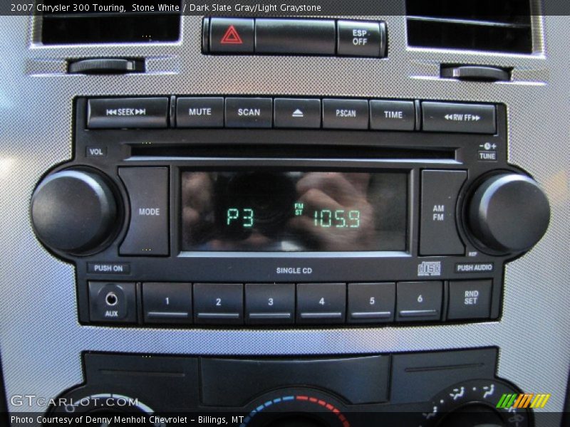Stone White / Dark Slate Gray/Light Graystone 2007 Chrysler 300 Touring