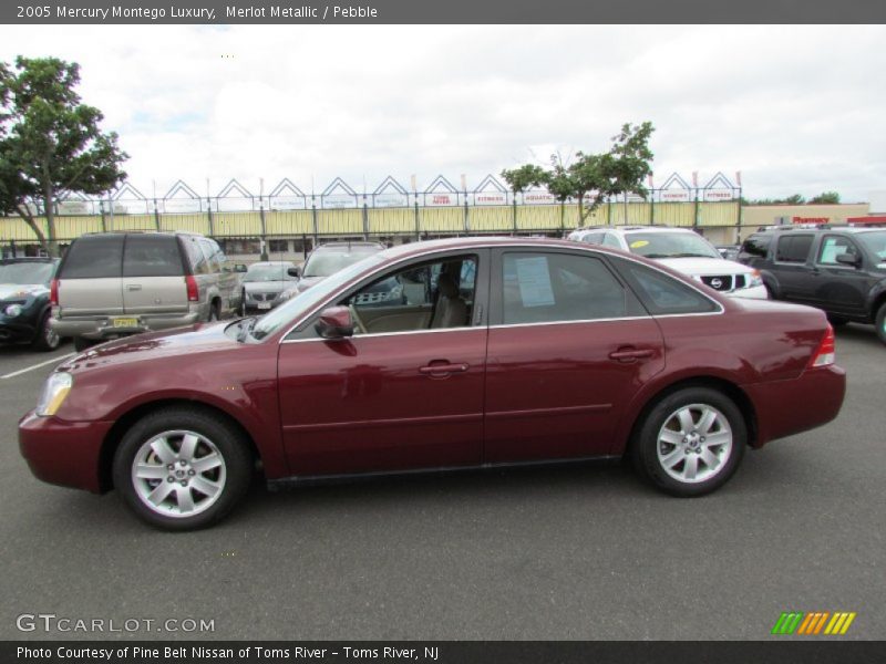 Merlot Metallic / Pebble 2005 Mercury Montego Luxury