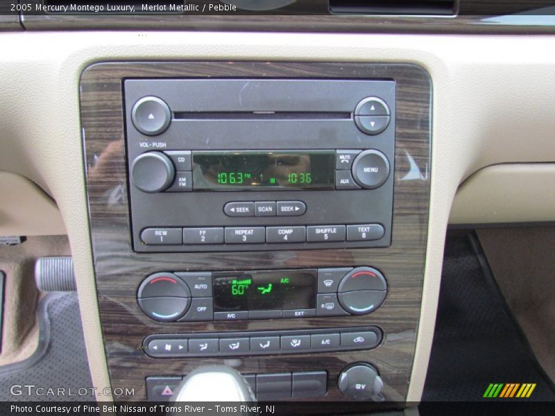 Controls of 2005 Montego Luxury