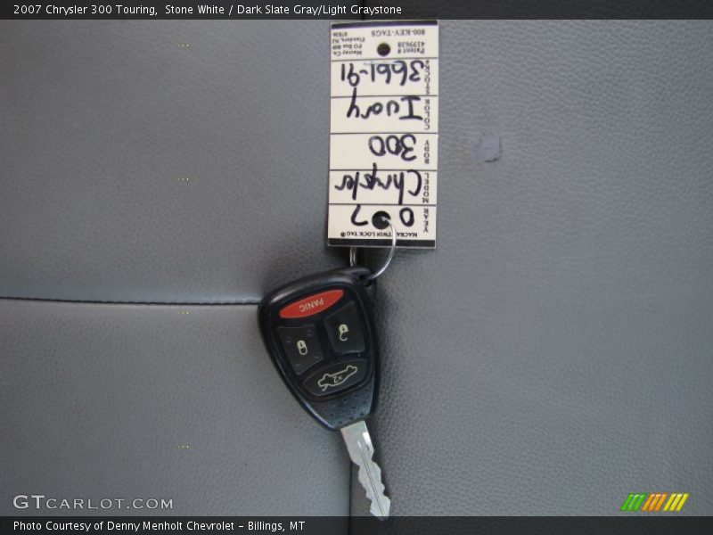 Stone White / Dark Slate Gray/Light Graystone 2007 Chrysler 300 Touring