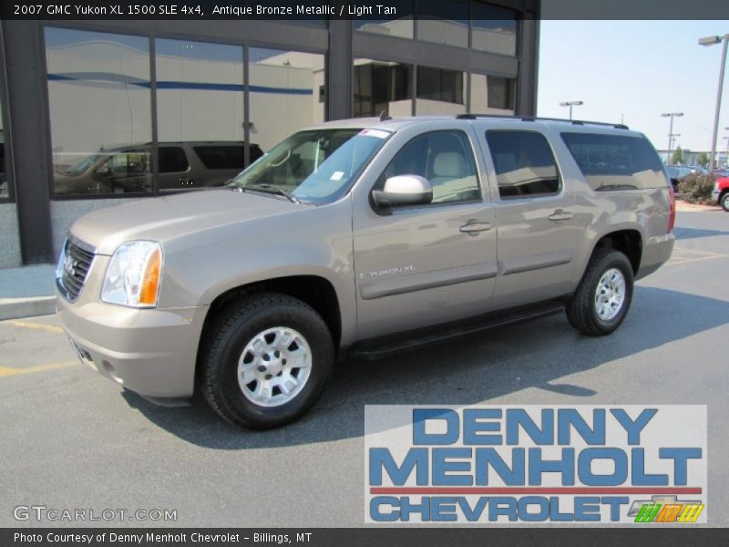Antique Bronze Metallic / Light Tan 2007 GMC Yukon XL 1500 SLE 4x4