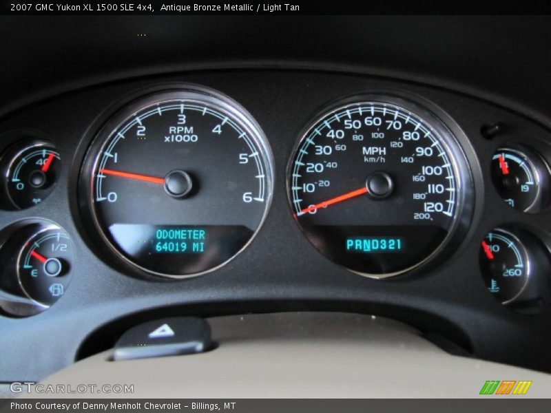 Antique Bronze Metallic / Light Tan 2007 GMC Yukon XL 1500 SLE 4x4