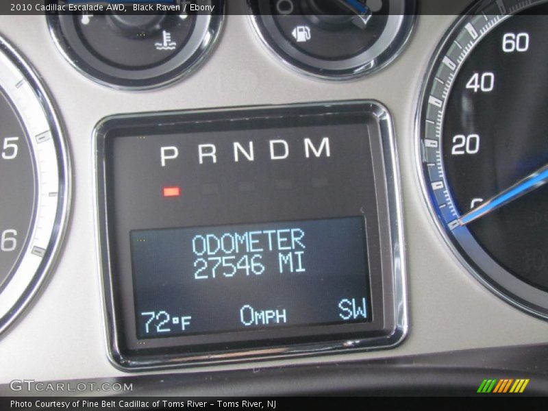 Black Raven / Ebony 2010 Cadillac Escalade AWD