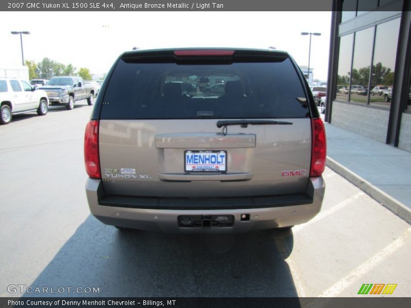 Antique Bronze Metallic / Light Tan 2007 GMC Yukon XL 1500 SLE 4x4