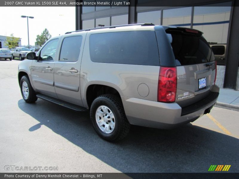 Antique Bronze Metallic / Light Tan 2007 GMC Yukon XL 1500 SLE 4x4